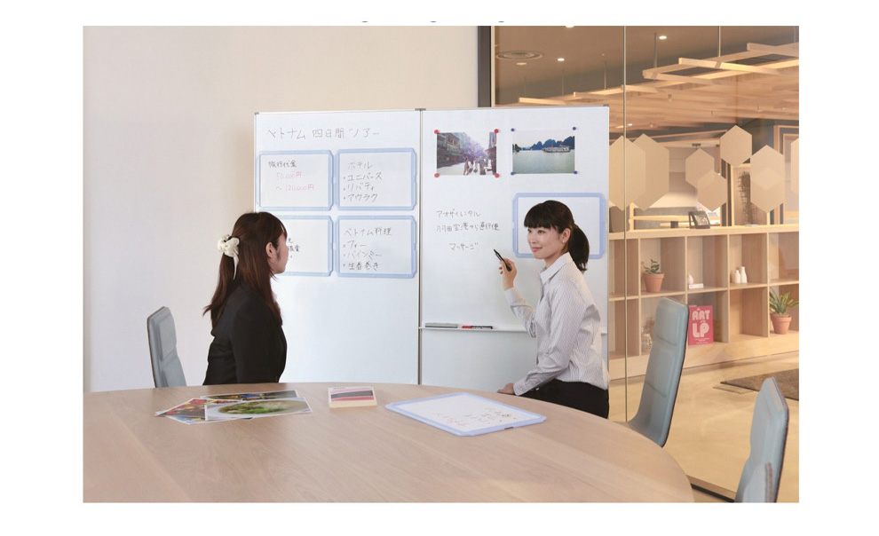 05. 双人会议,白板，黑板，高端白板黑板，日本品质白板黑板，写字板书写板，办公白板，教学黑板